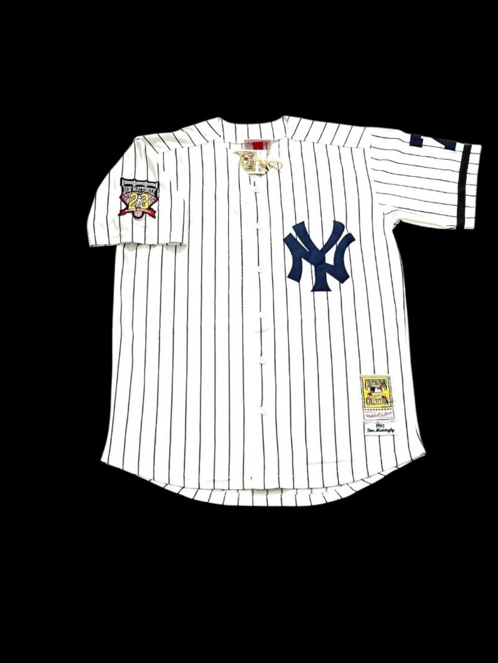 🆕️Don Mattingly Jersey New York Yankees 1995 Throwback Jersey NEW With Tags!🔥 - Picture 2 of 4